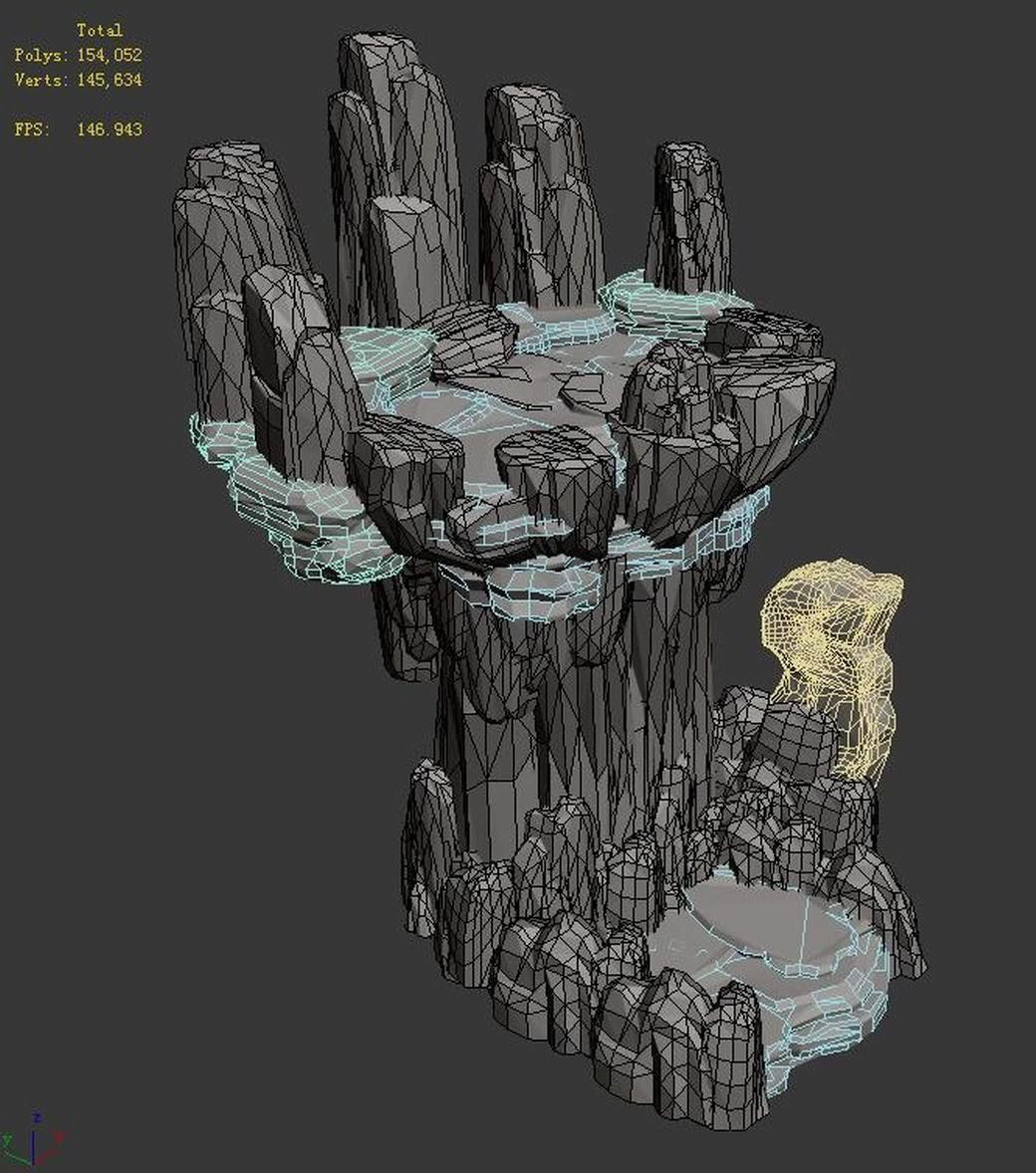 Fountain Hill Rock - Terrain 08 3D model_3