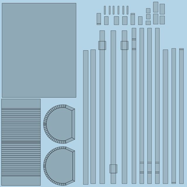 General Purpose NPN Transistor Low-poly 3D model_6