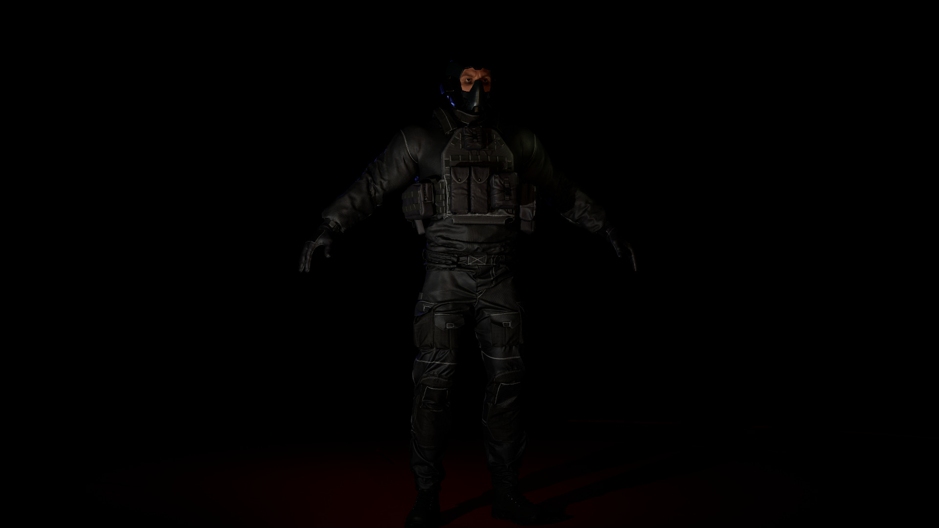 Tactical Soldier Character 3D model_1