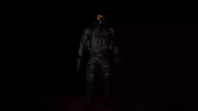 Tactical Soldier Character 3D model