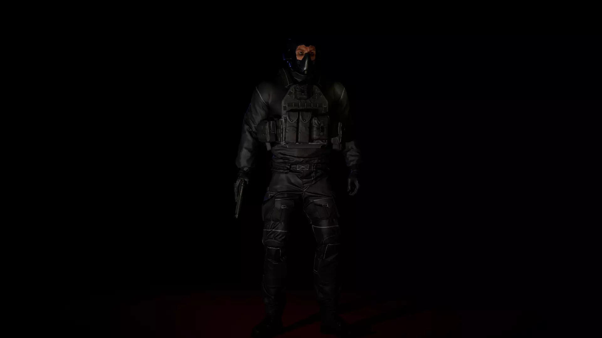 Tactical Soldier Character 3D model_0