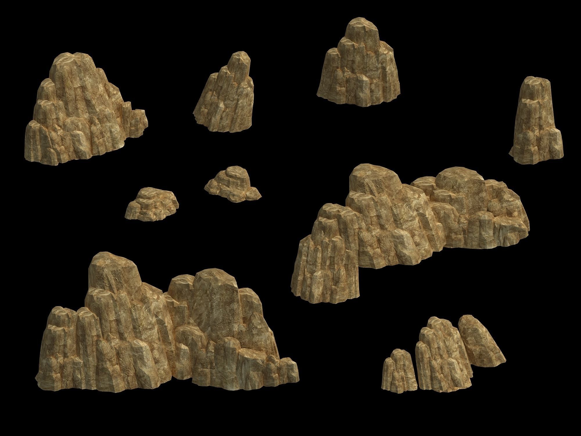 Fong Shan Rock - Terrain 10 3D model_1