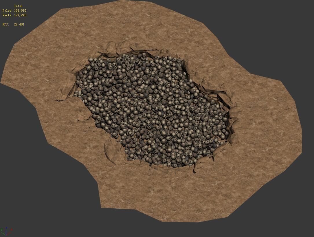 Bone pool 025 3D model_2