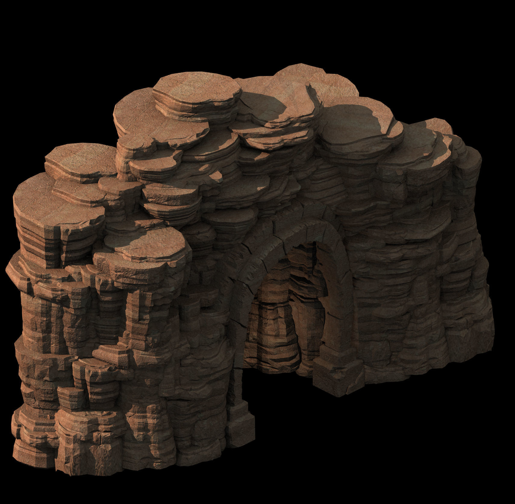 Ghost Mountain - Mountain Cave 01 3D model_3