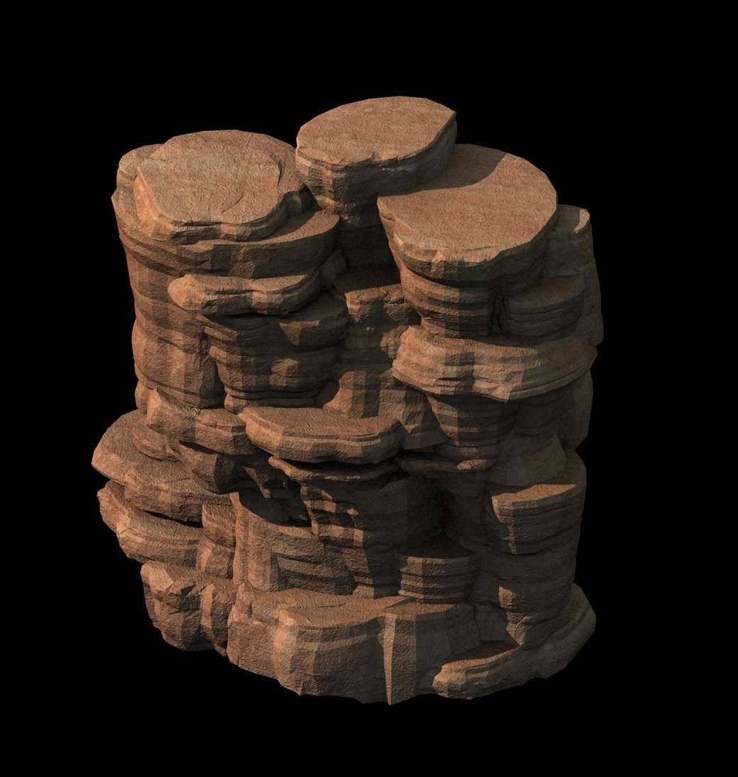Ghost Mountain - Mountain Cave 01 3D model_5