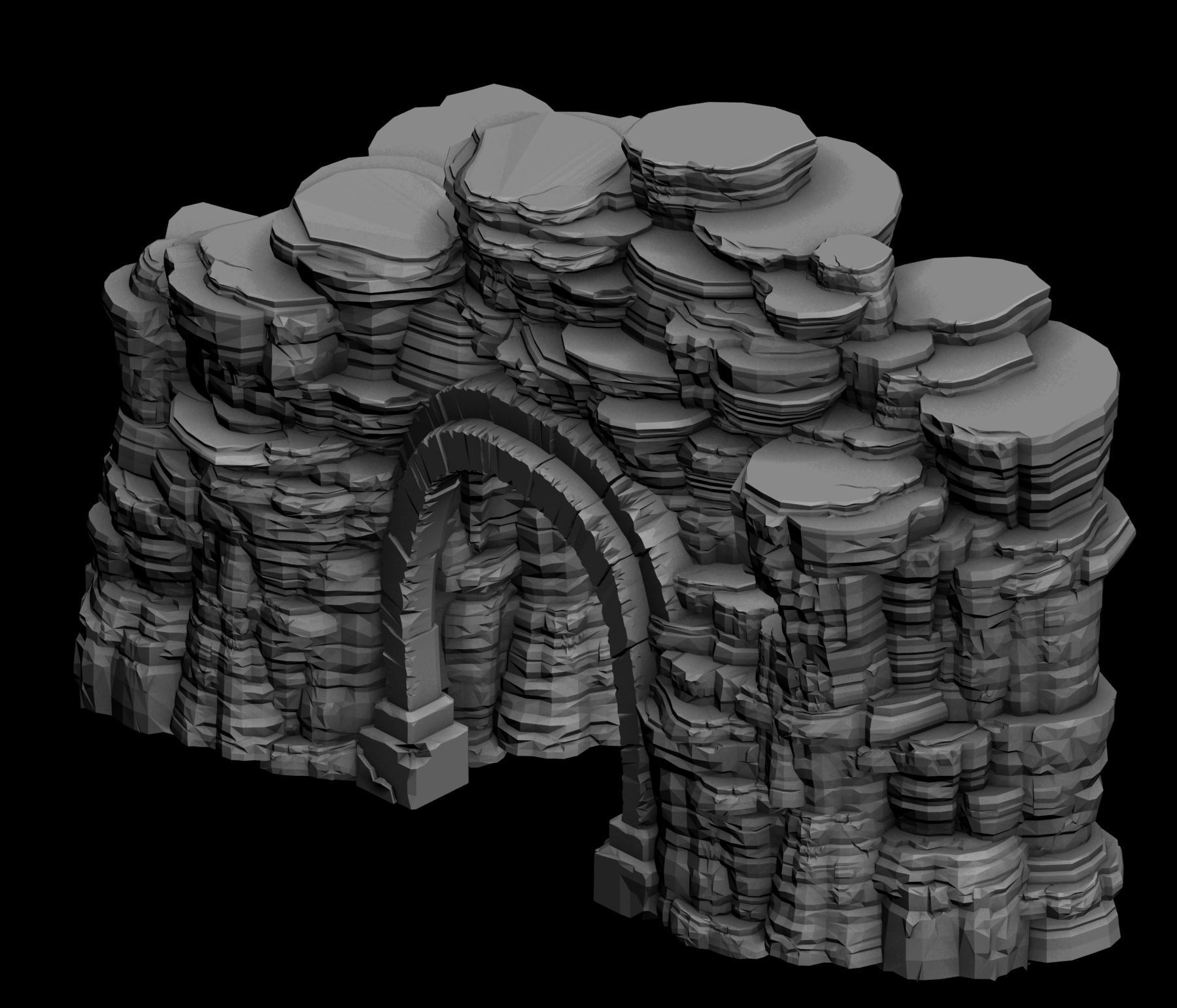 Ghost Mountain - Mountain Cave 01 3D model_2