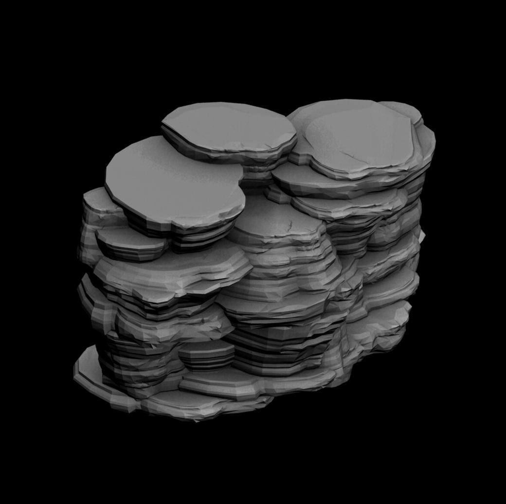 Ghost Mountain - Mountain Cave 01 3D model_1