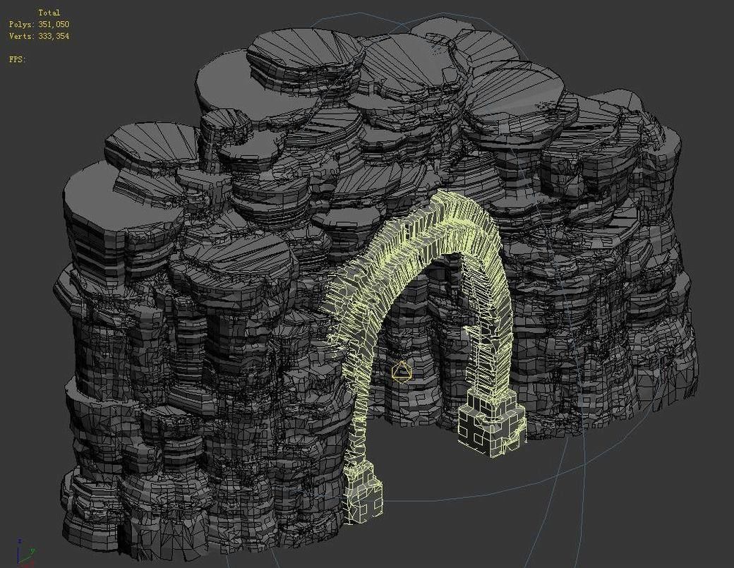 Ghost Mountain - Mountain Cave 01 3D model_8
