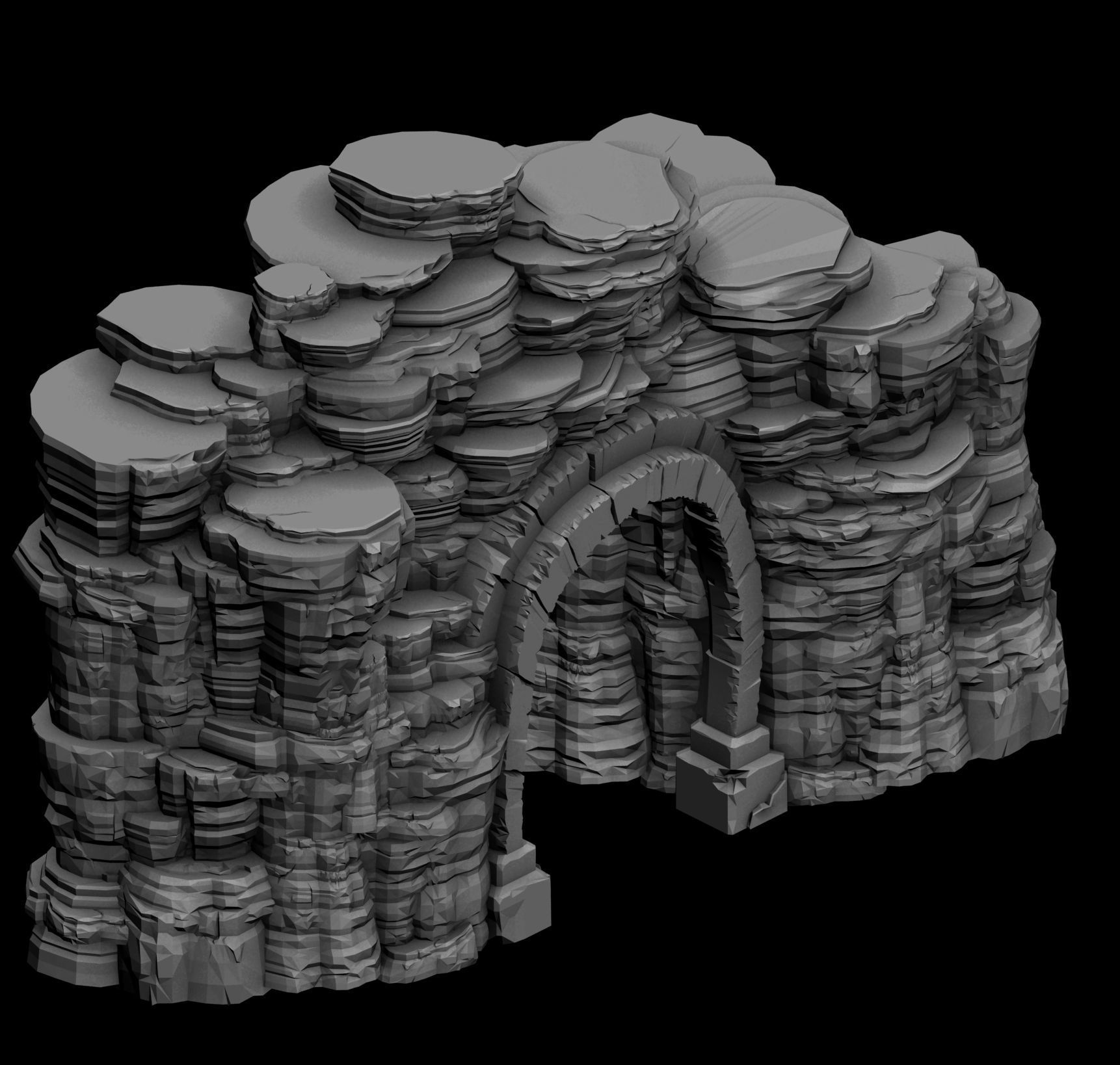 Ghost Mountain - Mountain Cave 01 3D model_4