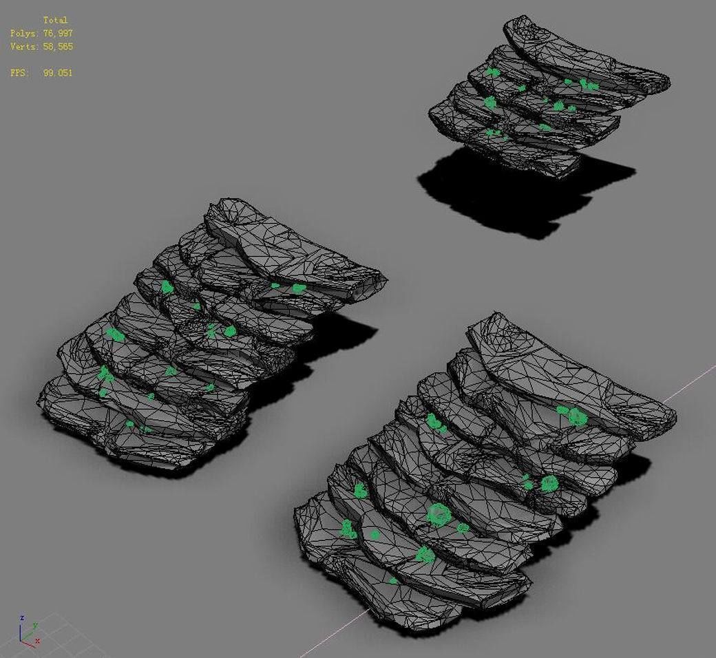 Ghost Mountain - Mountain Stairs 01 3D model_6