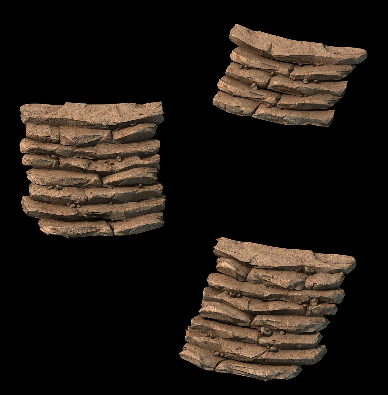 Ghost Mountain - Mountain Stairs 01 3D model_1