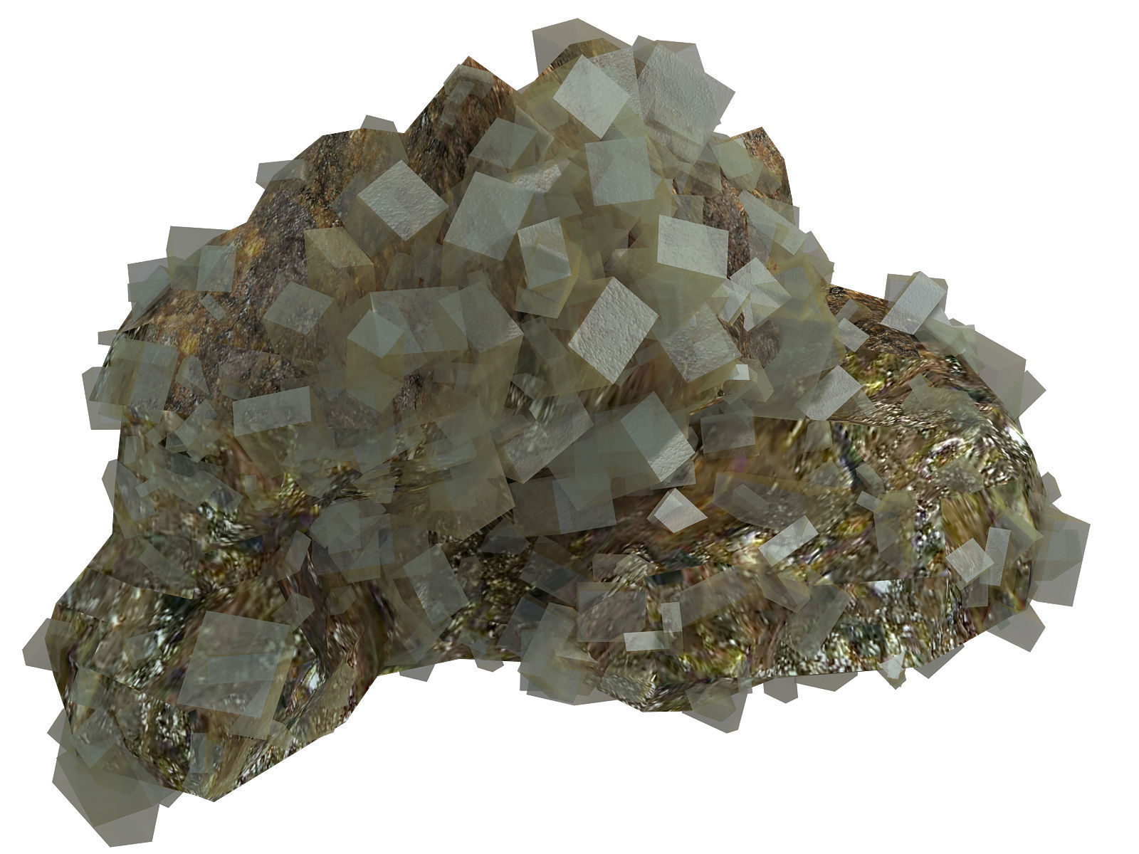 Ghost Gate Palace Mountain 09 3D model_2