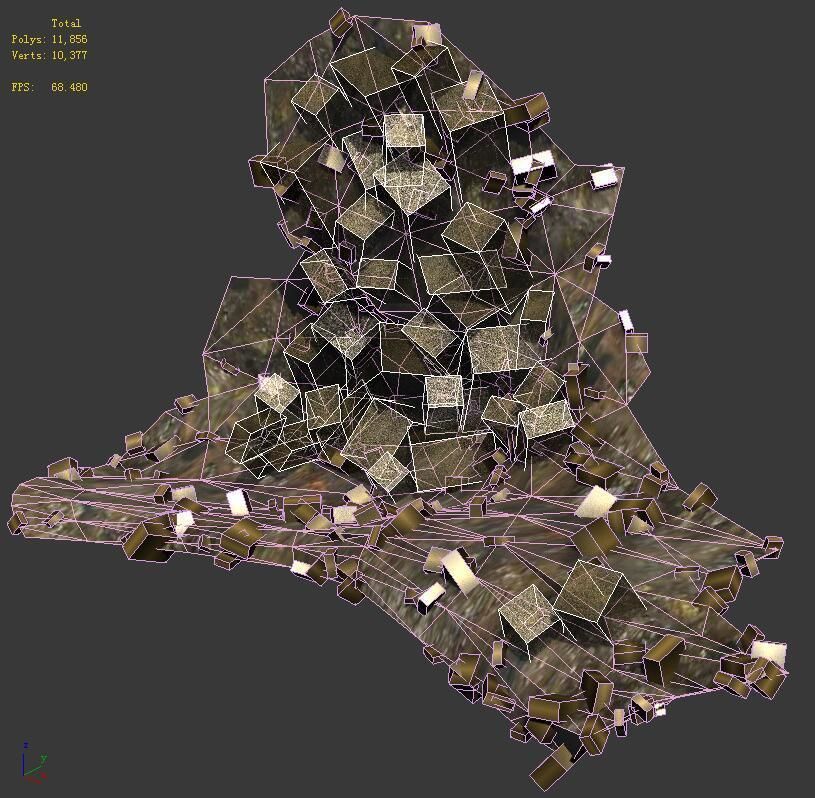 Ghost Gate Palace Mountain 10 3D model_1