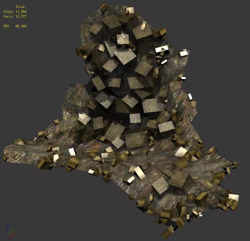 Ghost Gate Palace Mountain 10 3D model_0