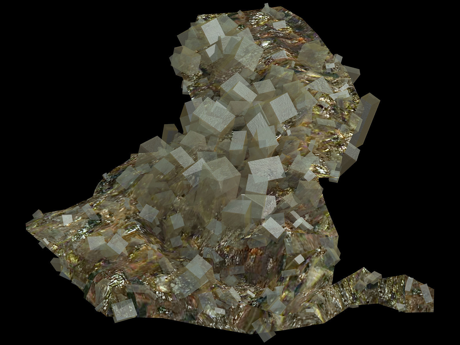 Ghost Gate Palace Mountain 11 3D model_3