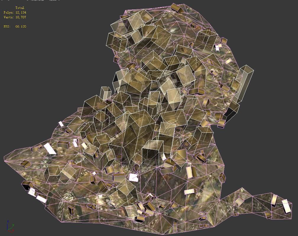 Ghost Gate Palace Mountain 11 3D model_1