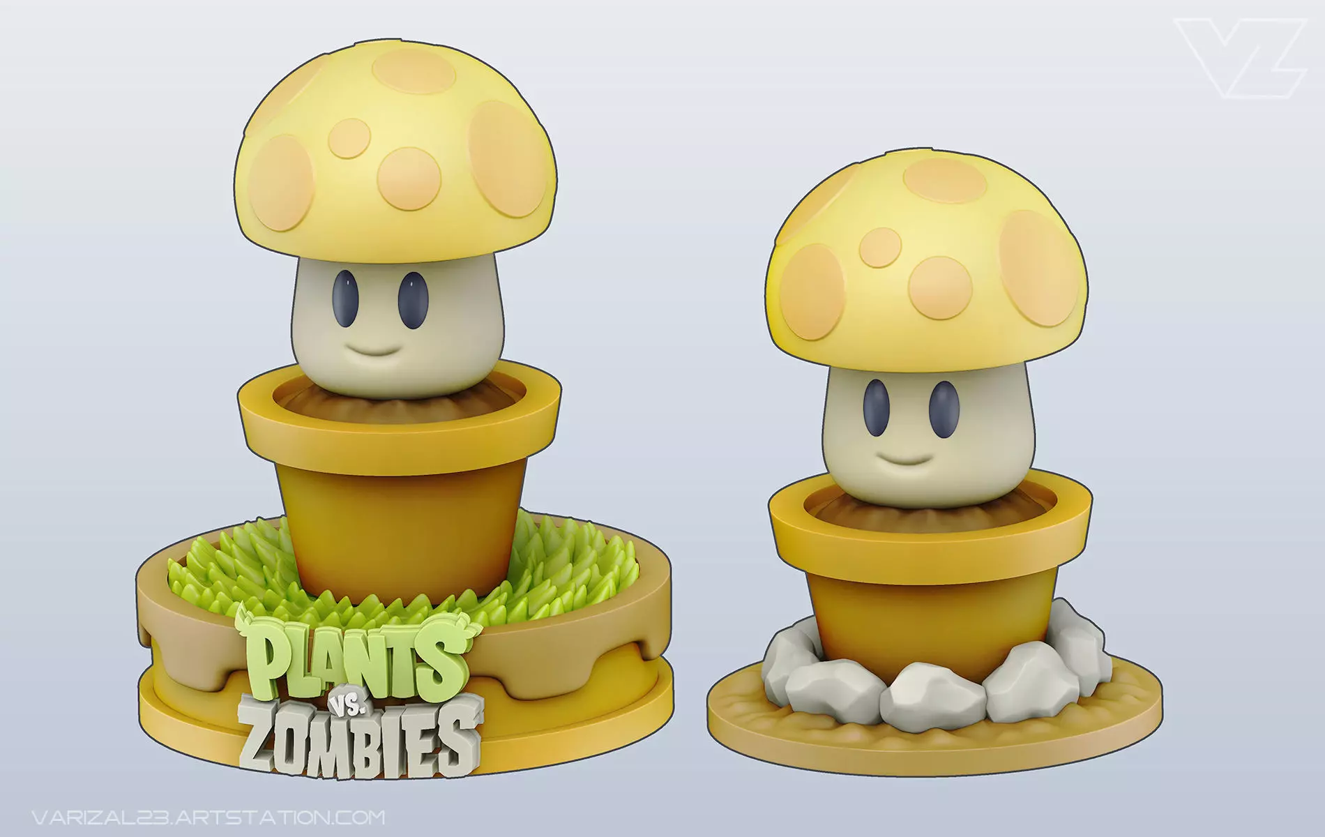 Plants vs Zombies - Sun Shroom 3D print model_0