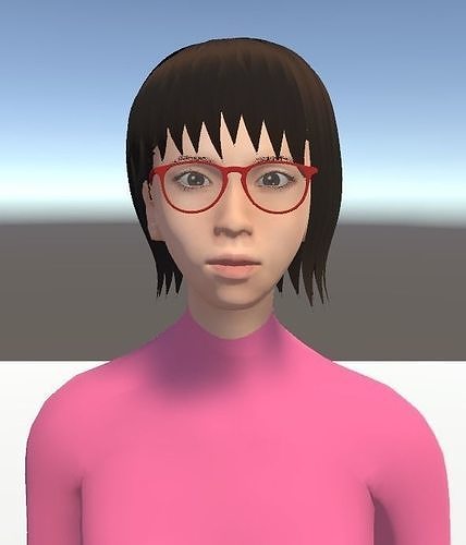 Unity Humanoid Model Female 005 Free 3D model