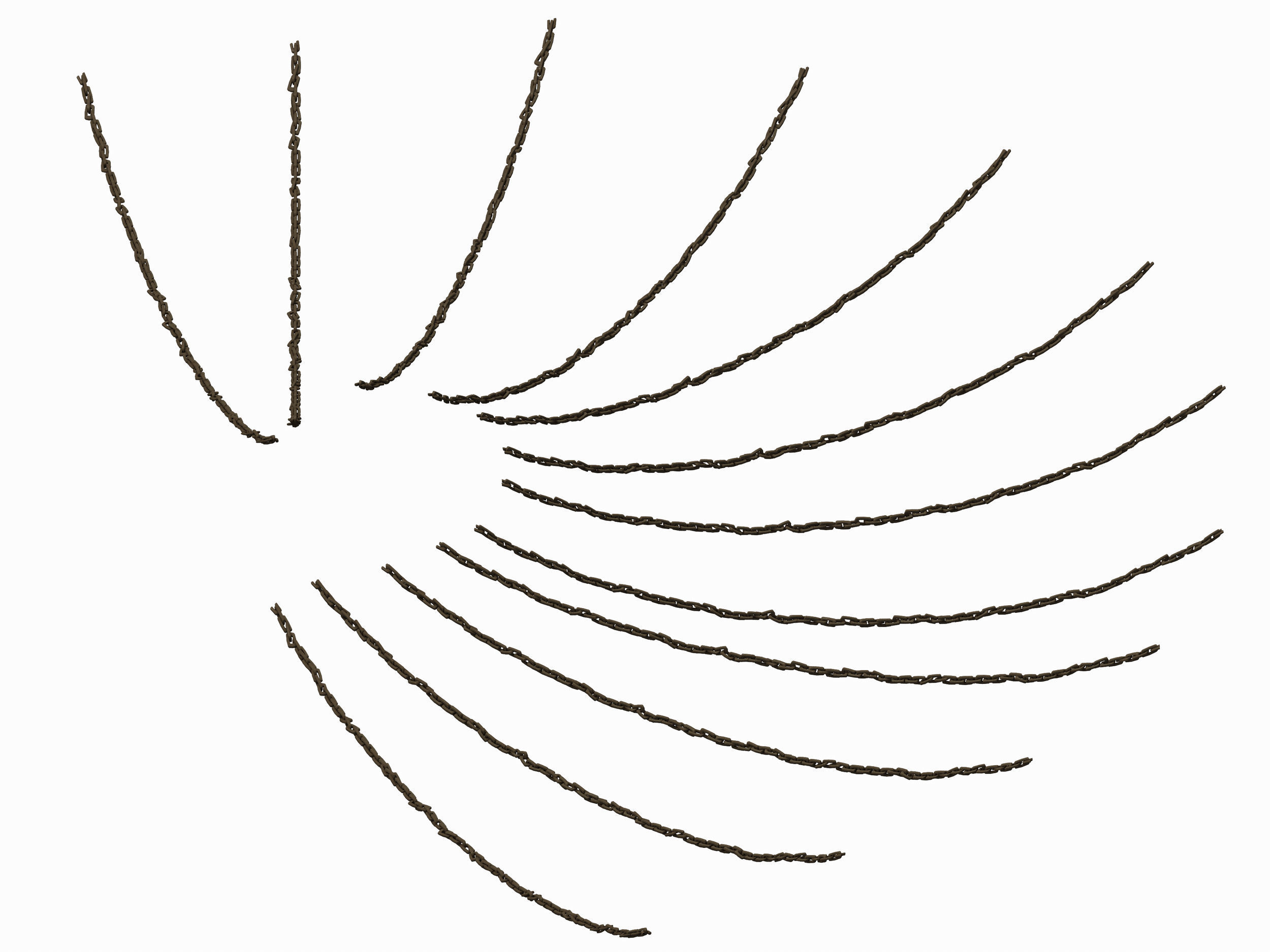 Ghosts - chains 3D model_1