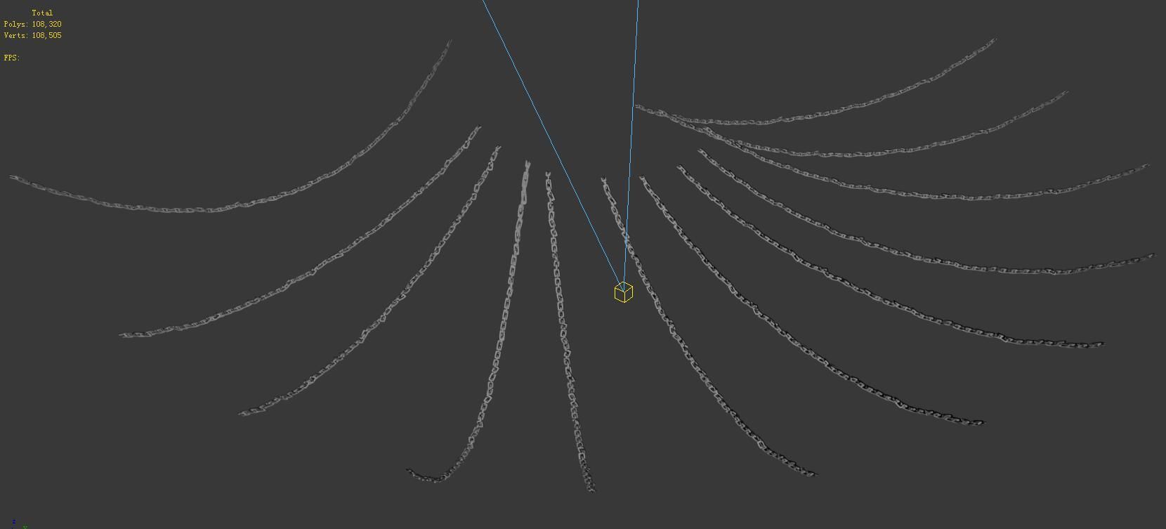 Ghosts - chains 3D model_4