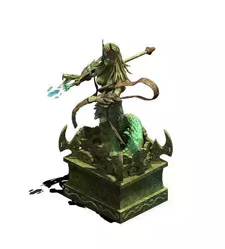 Seabed - dragon statue