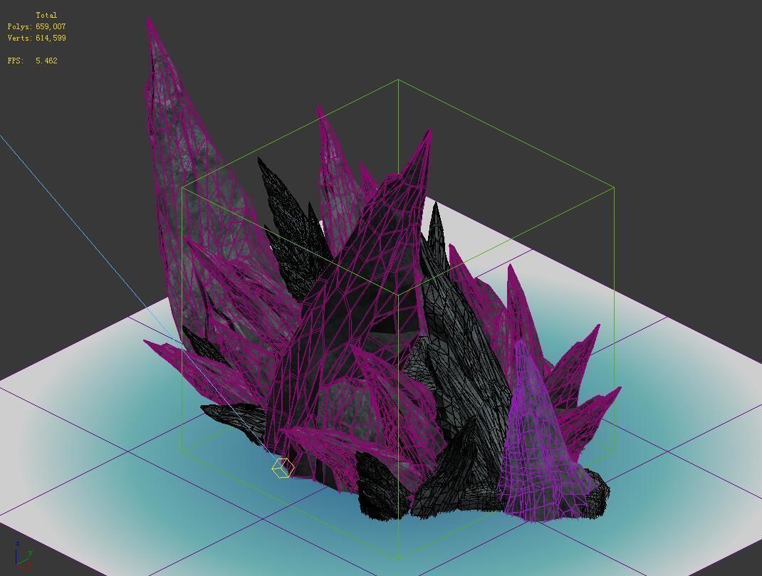 Submarine Rock - Mountain 01 3D model_4