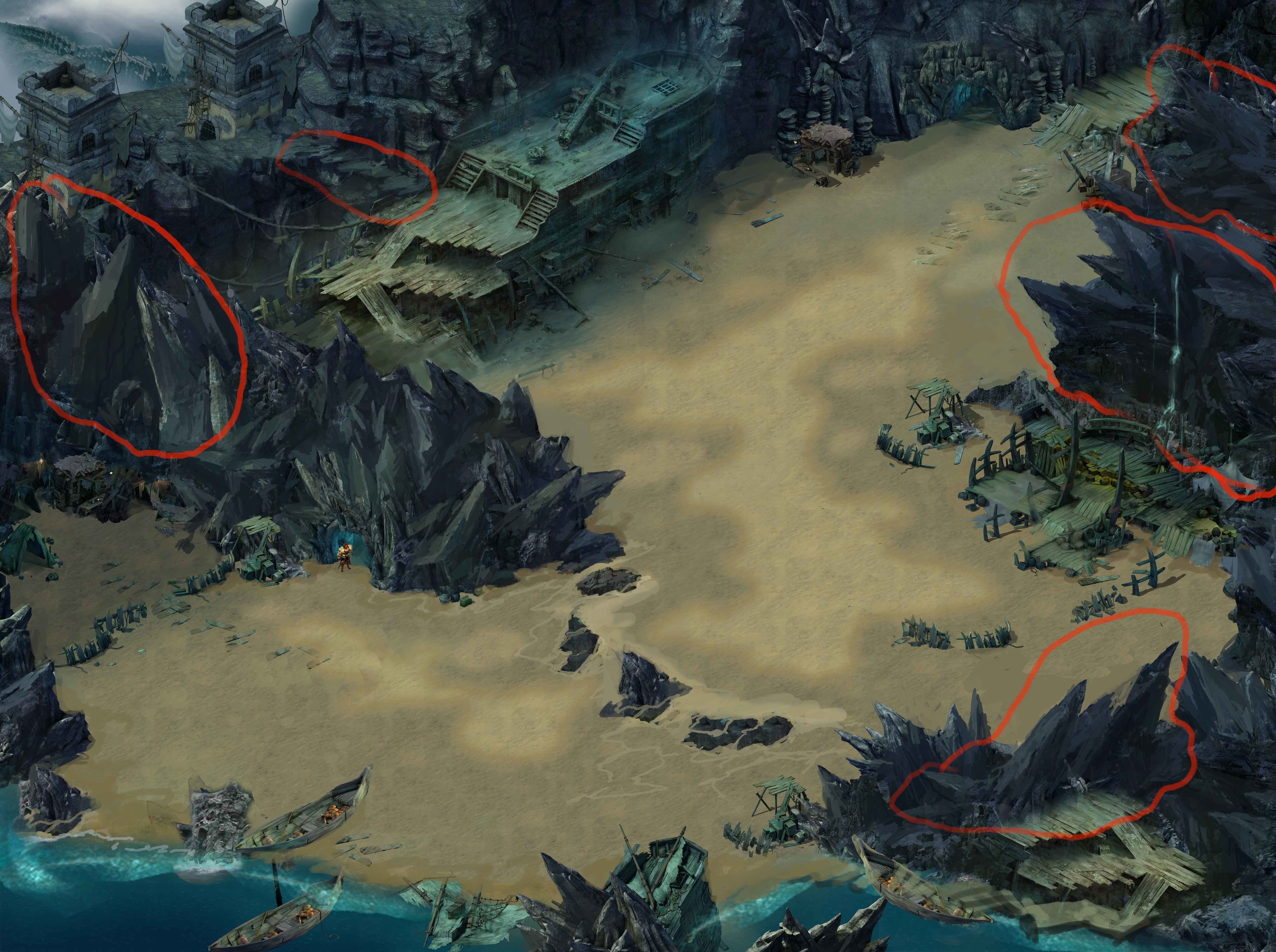 Submarine Rock - Mountain 02 3D model_5