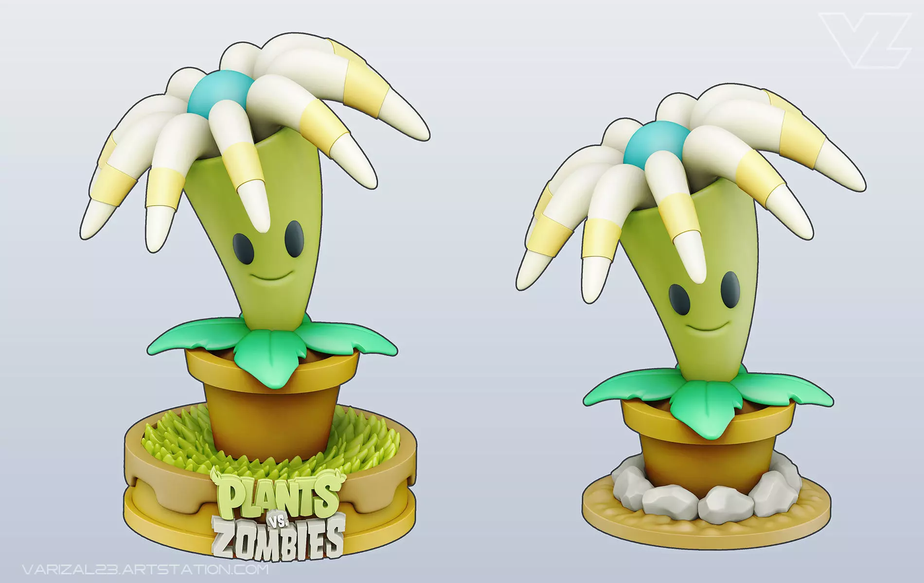 Plants vs Zombies - Bloomerang 3D print model_0