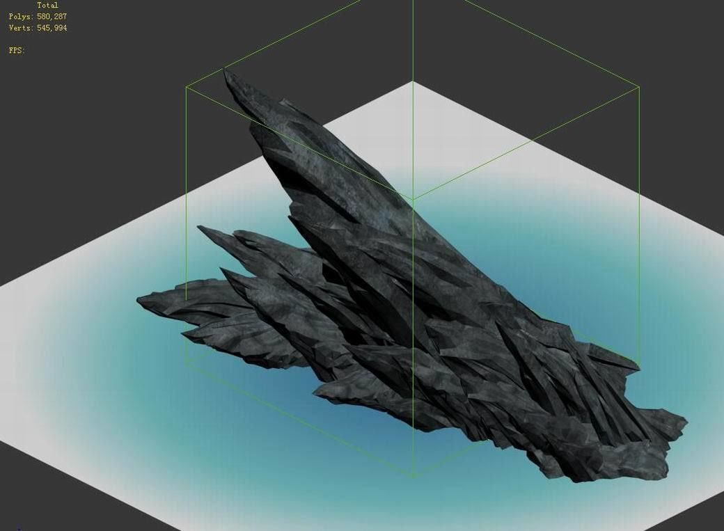 Seabed Hill - Mountain 05 3D model_3