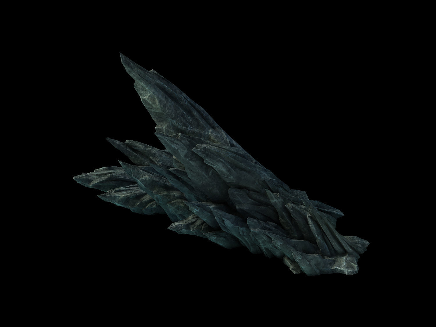 Seabed Hill - Mountain 05 3D model_1