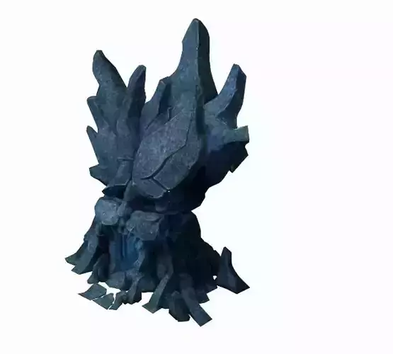 Seabed Stone - Stone Skull 02