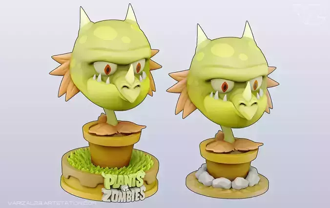 Plants vs Zombies - Snapdragon 3D print model