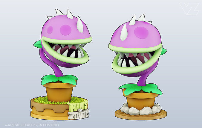Plants vs Zombies - Chomper 3D print model