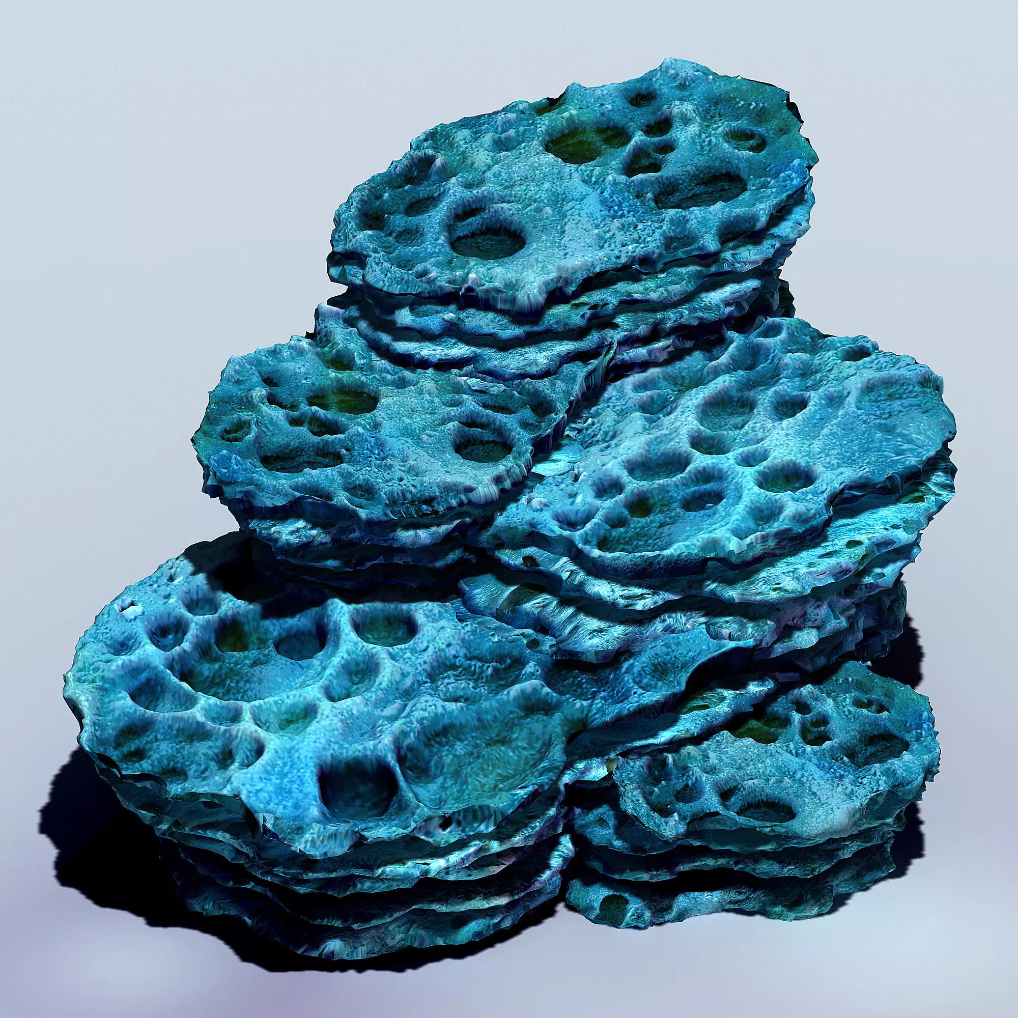 Haiyuan Mountain - Cave Mountain 02 3D model_0