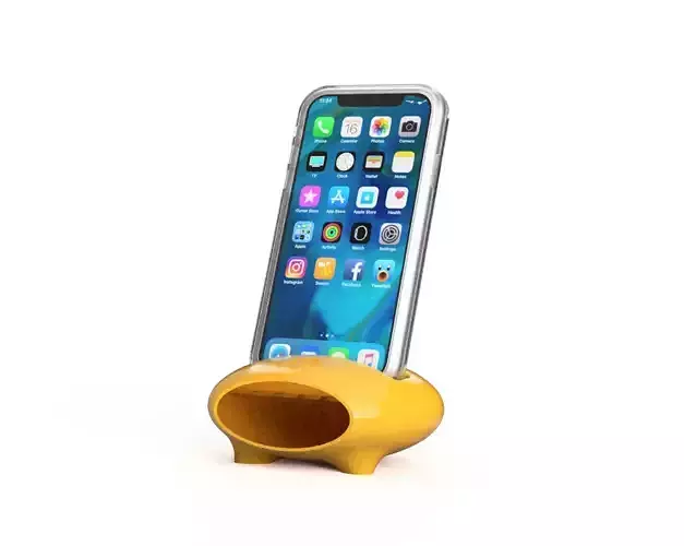 Phone Stand Speaker 3D print model