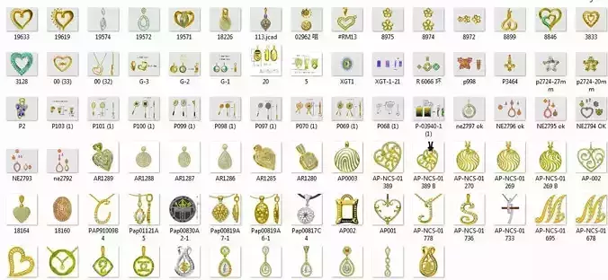 8000 Women pendant jcd