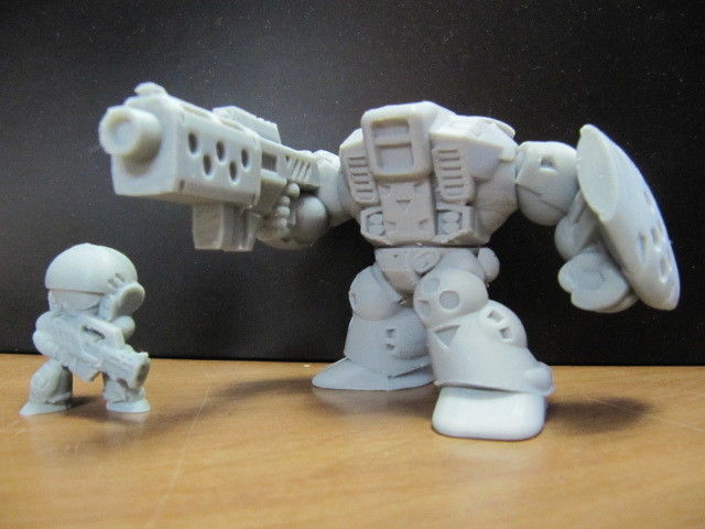 CHIBI-TECH SD - ENFORCER CHASSIS      3D print model_2