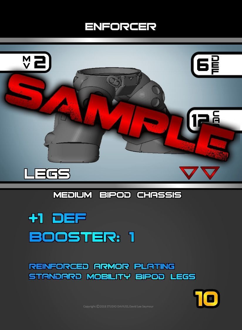 CHIBI-TECH SD - ENFORCER CHASSIS      3D print model_12