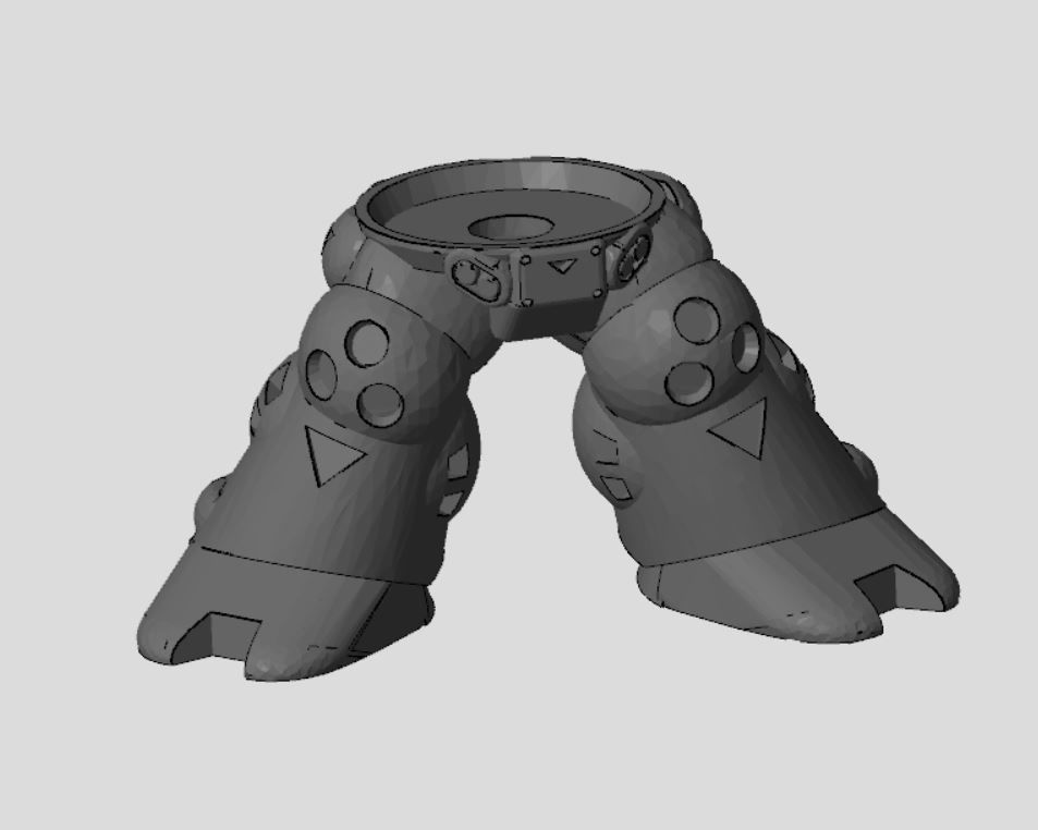 CHIBI-TECH SD - ENFORCER CHASSIS      3D print model_11