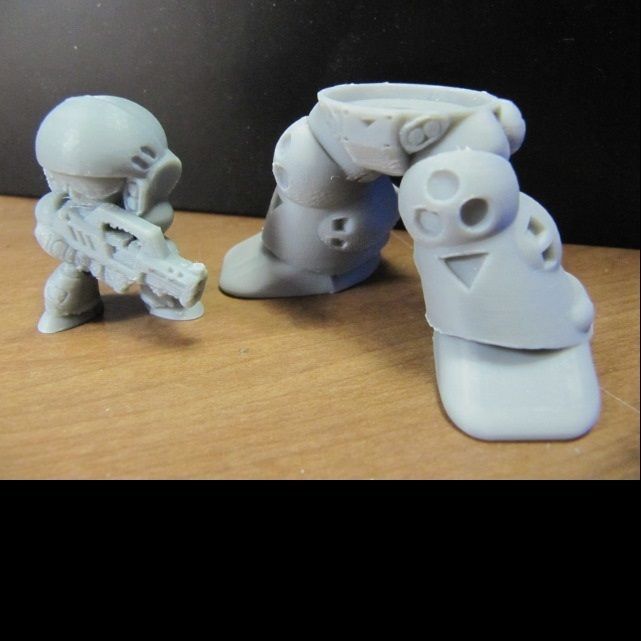 CHIBI-TECH SD - ENFORCER CHASSIS      3D print model_6