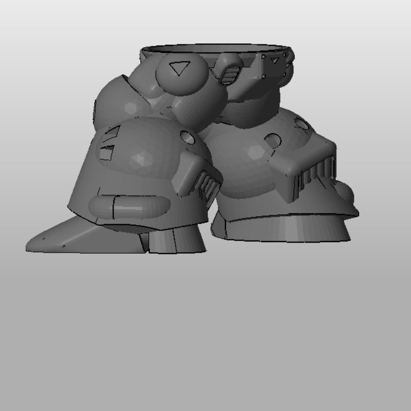 CHIBI-TECH SD - ENFORCER CHASSIS      3D print model_1