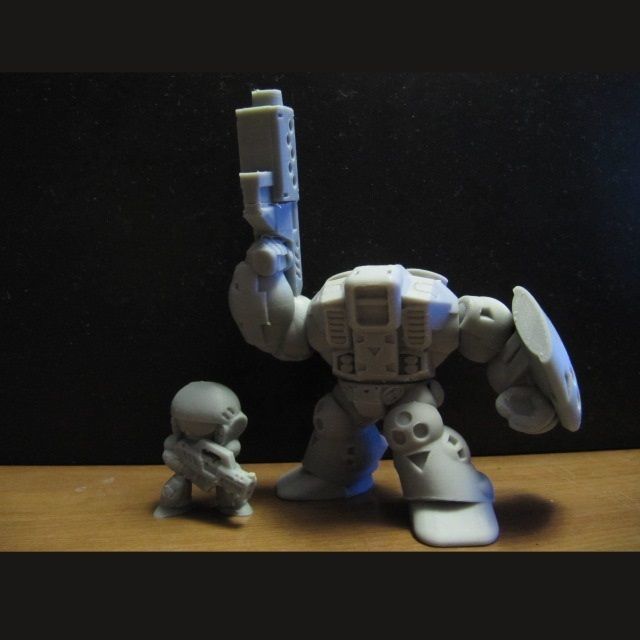 CHIBI-TECH SD - ENFORCER CHASSIS      3D print model_5