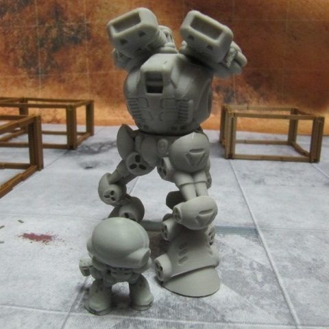 CHIBI-TECH SD - STALKER CHASSIS 3D print model_8