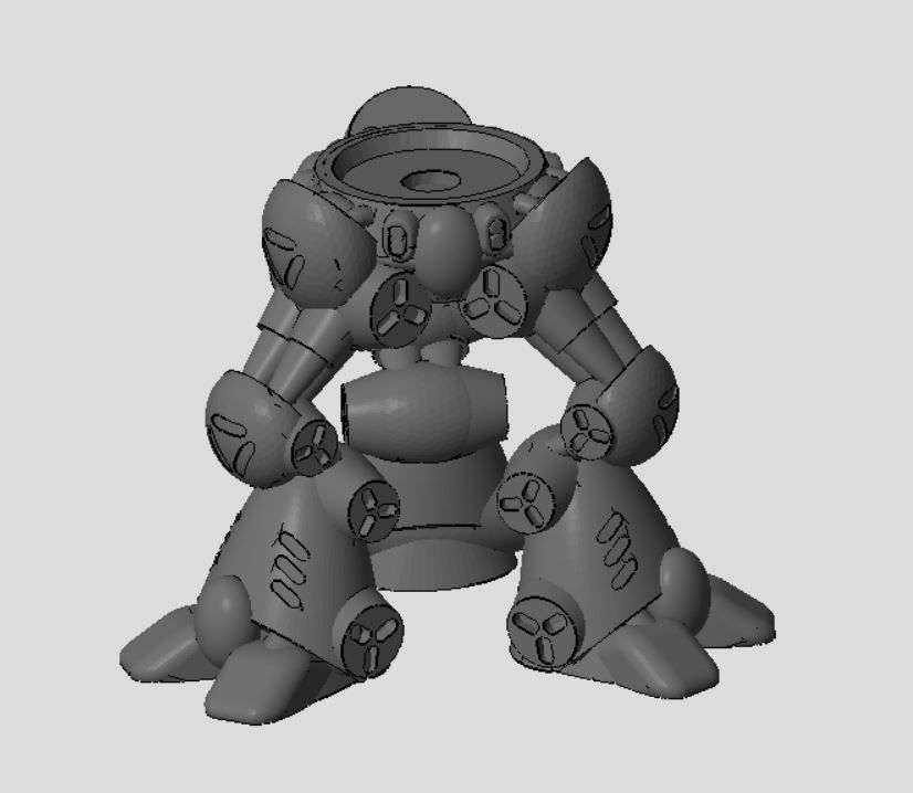CHIBI-TECH SD - STALKER CHASSIS 3D print model_16