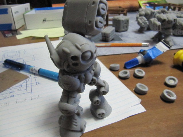 CHIBI-TECH SD - STALKER CHASSIS 3D print model_13