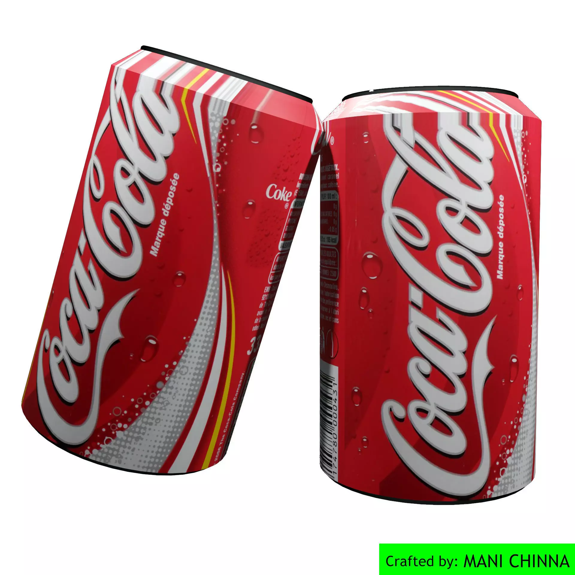 Coca Cola Can Free 3D model_0