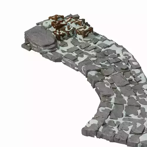 Huashan Mountain Road - ice and snow surface 06