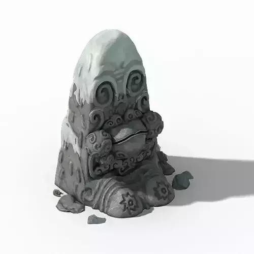 Huashan Mountain Road - snow and ice statue 02