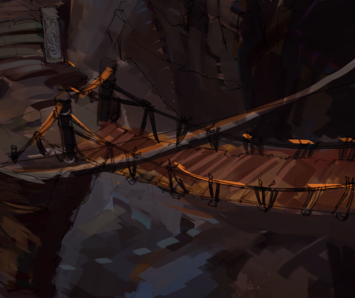 Huashan Mountain Road - Ice and Snow Bridge 03 3D model_1