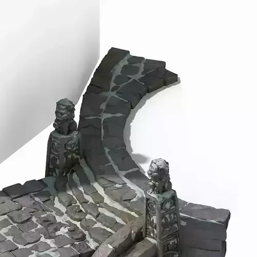 Huashan Hill Road - ice ladder entrance